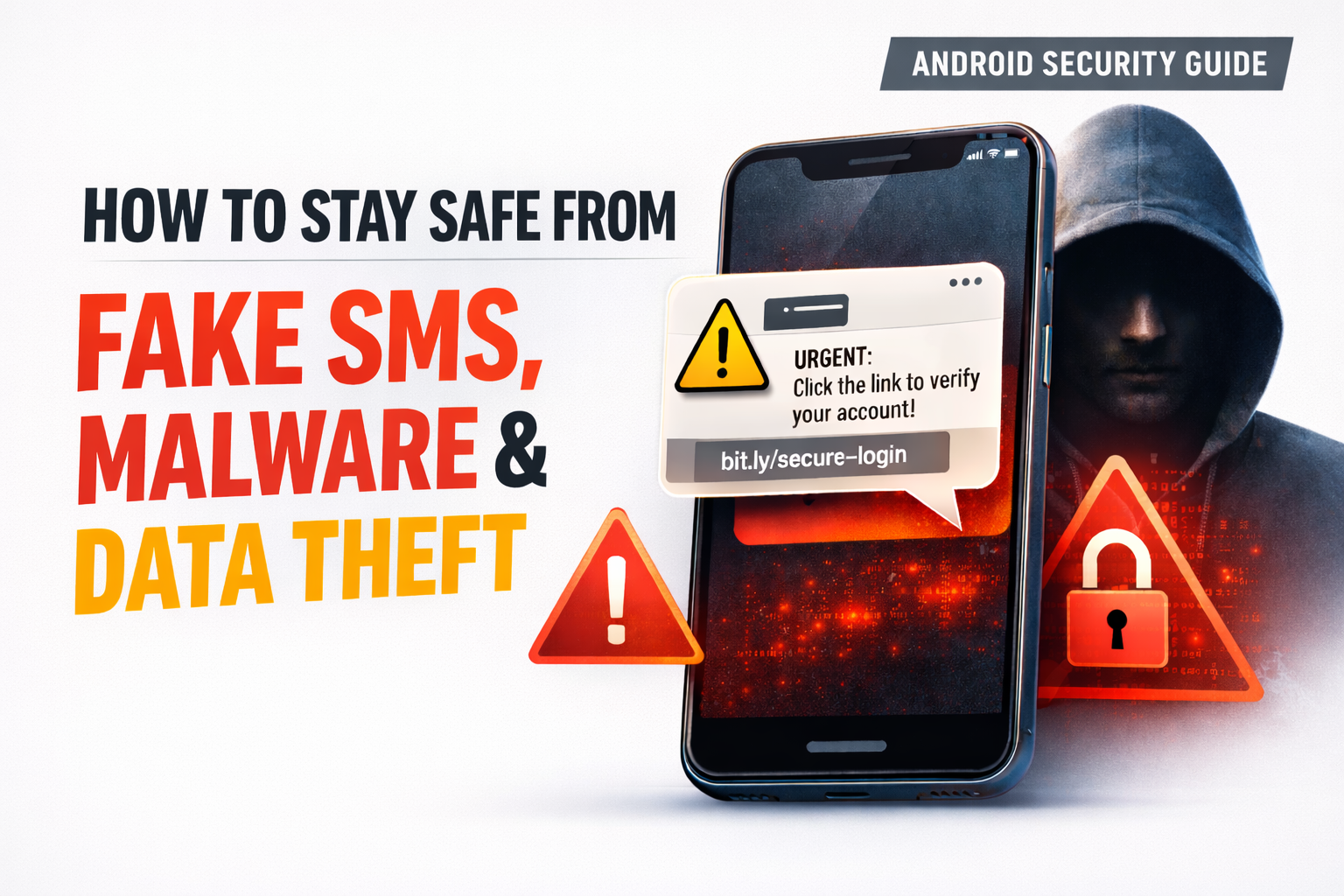 How to Stay Safe from Fake SMS, Malware, and Data Theft