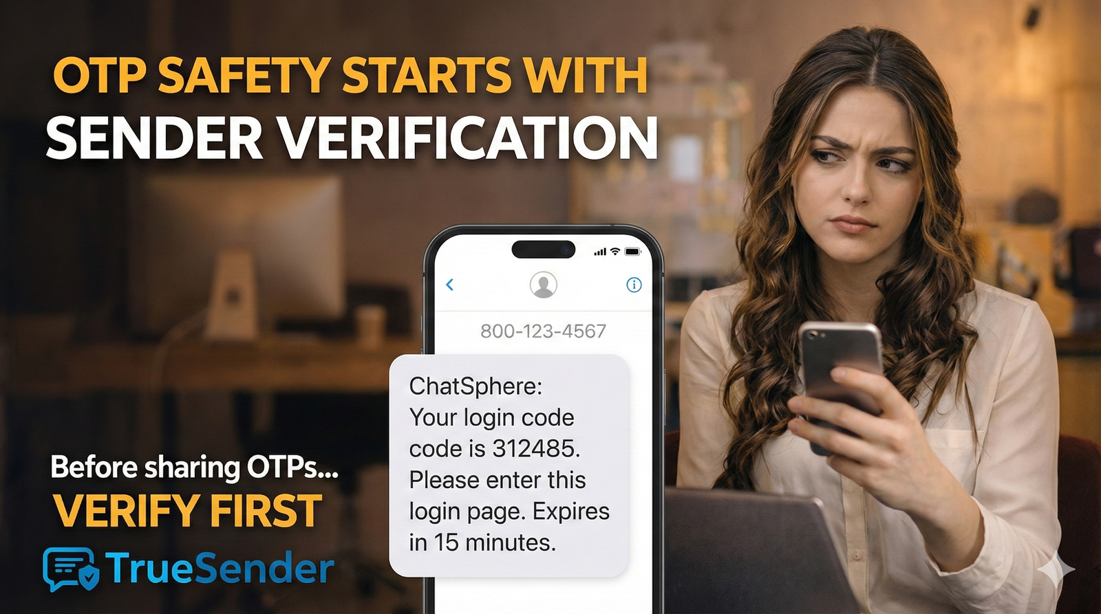 OTP security starts with Sender Verification