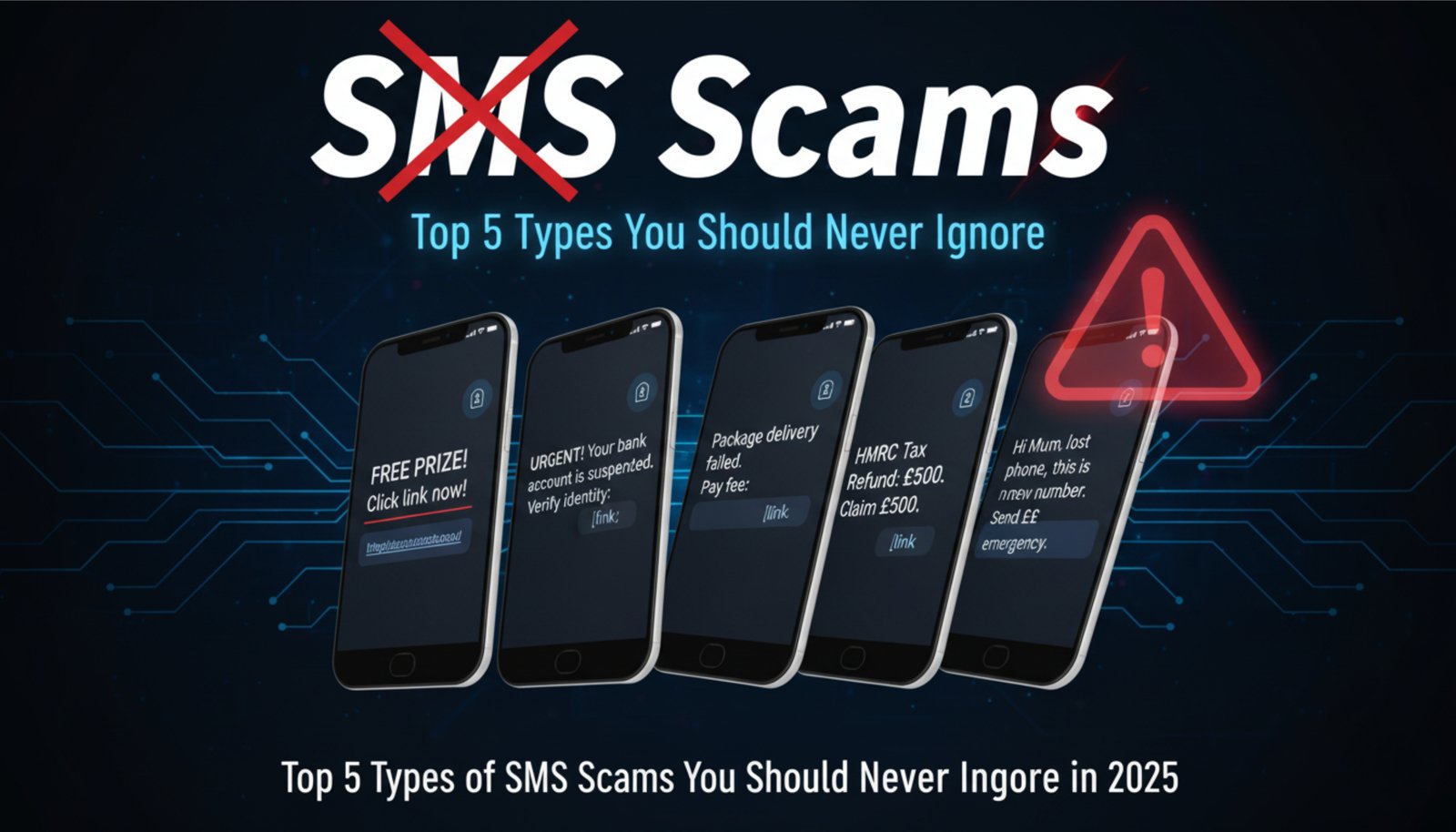 Top 5 Types of SMS Scams You Should Never Ignore in 2025