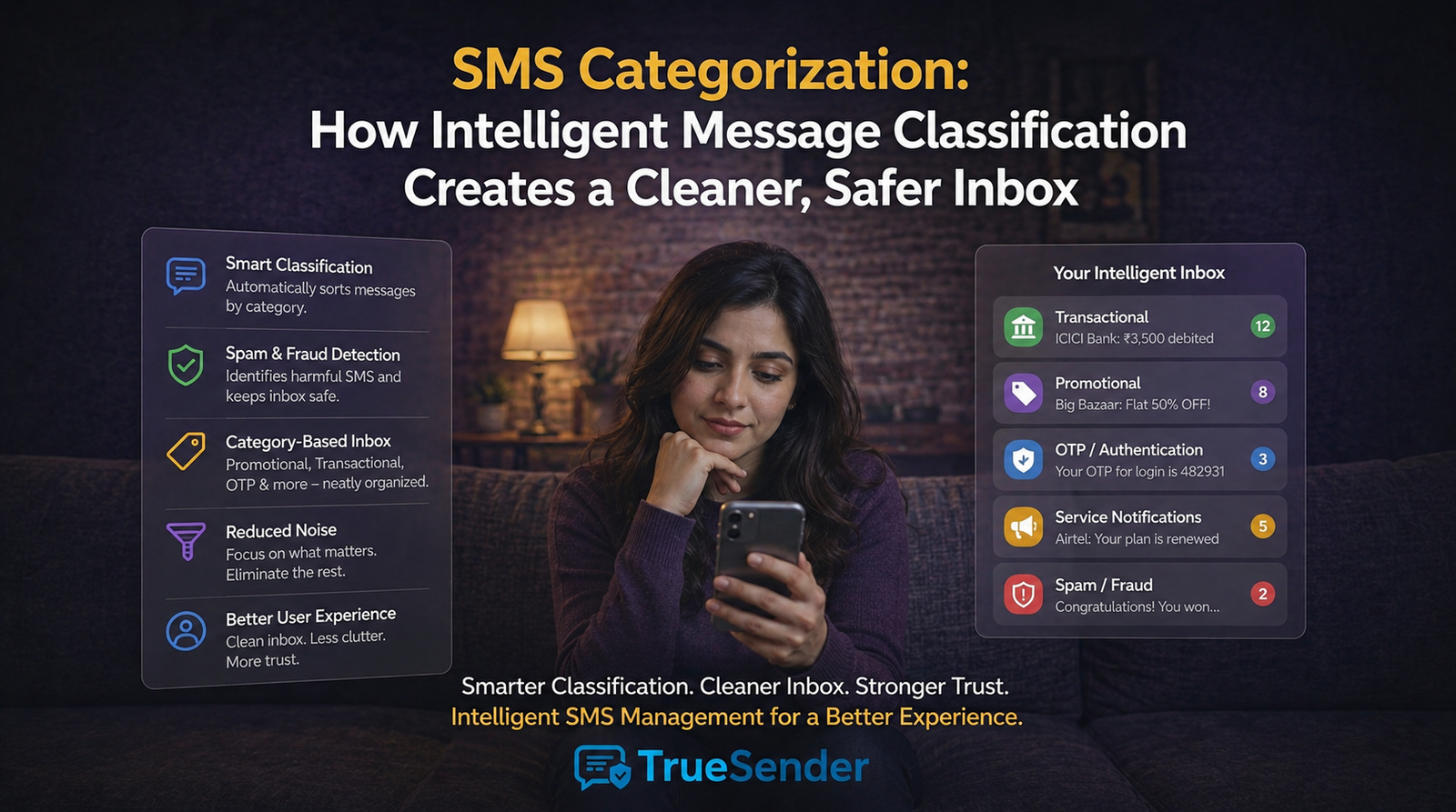 SMS Categorization: How Intelligent Message Classification Creates a Cleaner, Safer Inbox