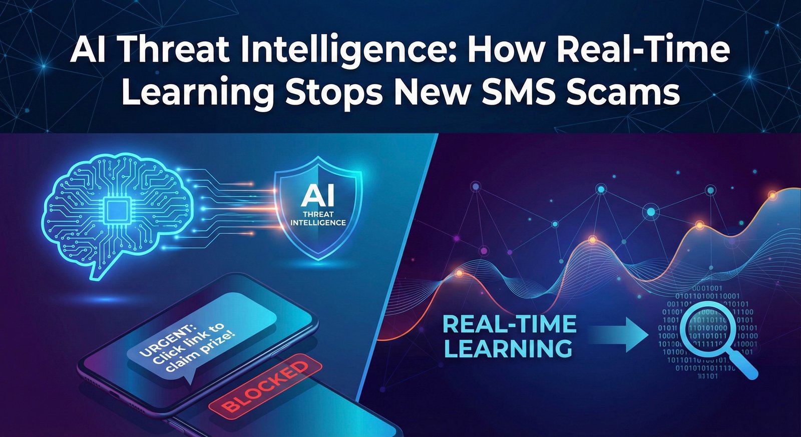 AI Threat Intelligence: How Real-Time Learning Stops New SMS Scams