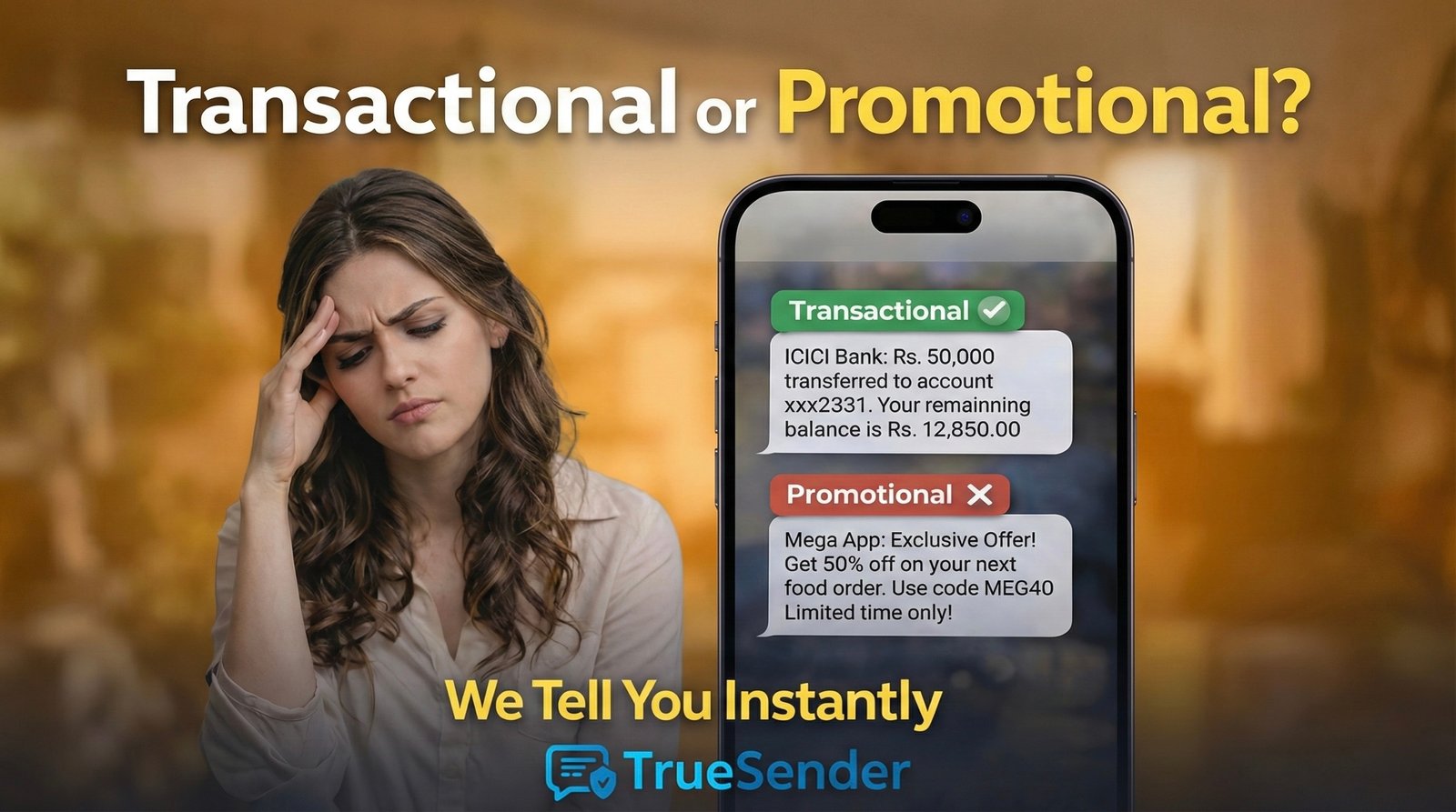 Transactional or Promotional? We Tell You Instantly