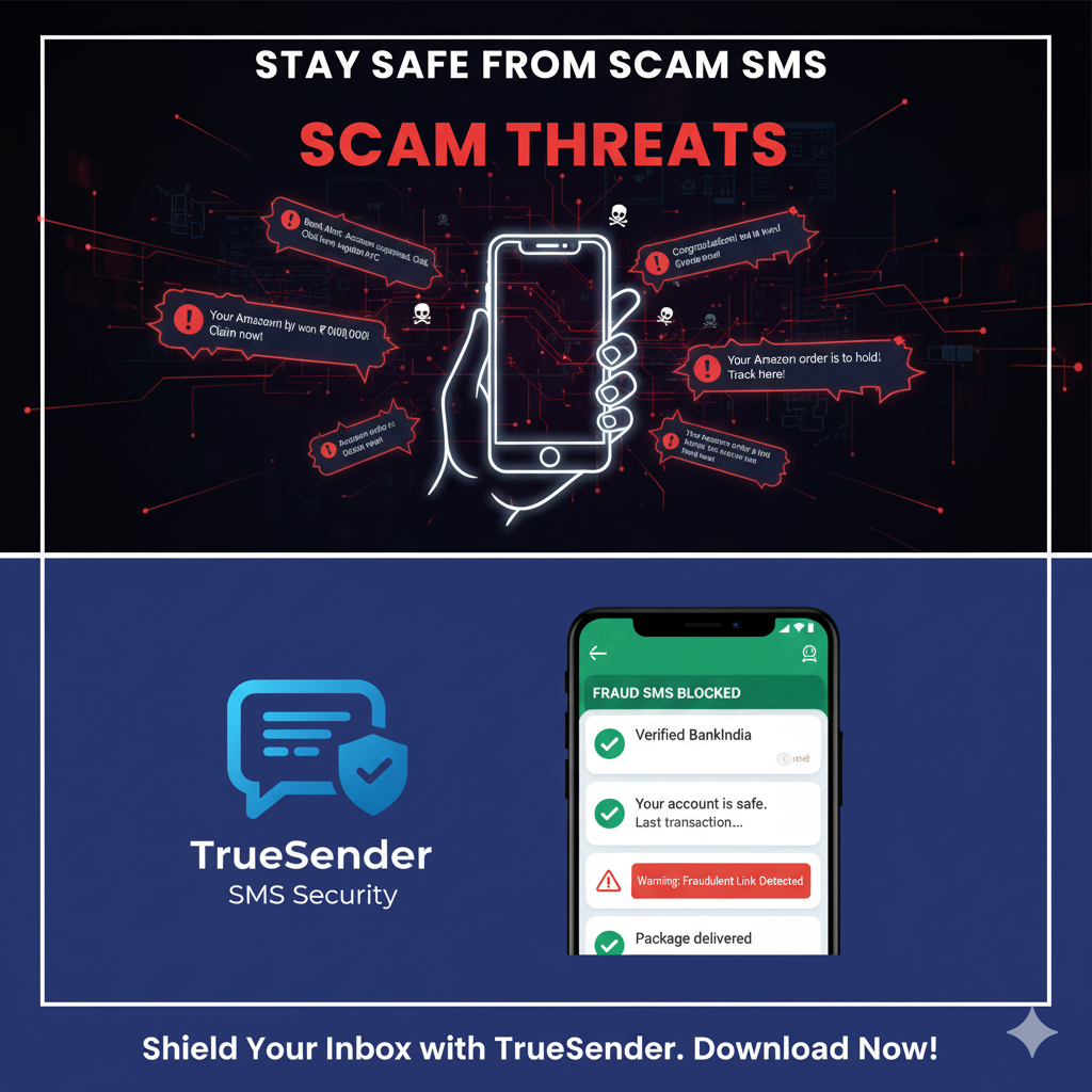 Stay Safe from Scam SMS - How TrueSender Protects Your Inbox